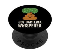 Microbioma Tester Gut Salute Sgabello Campione Scienza Lab Poop PopSockets PopGrip Adesivo