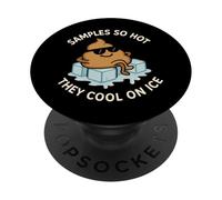 Microbioma Tester Gut Salute Sgabello Campione Scienza Lab Poop PopSockets PopGrip Adesivo