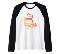 Microbiota per la Salute intestinale del microbioma Maglia con Maniche Raglan