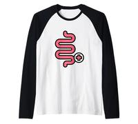 Microbiota per la salute intestinale del microbioma Maglia con Maniche Raglan