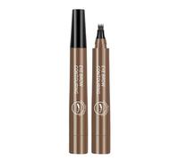 Microblading Eyebrow Pencil - 4 Point Eyebrow Pencil, Sweatproof Eyebrow Tint Pen with 4 Tip Brow Pen, Four Claw Eyebrow Pencil, Microblading Liquid Brow Pen, Long-Lasting Brow Pencil, Creates Natural