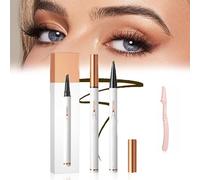 Microblading Eyebrow Pencils for Women - Waterproof Microblading Eyebrow Pen, Long LastingEyebrow MicrobladingPen, Create Natural Hair-Like Brows (Light Brown)