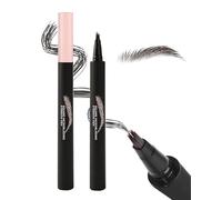 Microblading Liquid Eyebrow Pencil, Matita per sopracciglia, impermeabile, resistente alle sbavature, Multiple Fork Tip, punta precisa del pennello, formula a lunga durata, per il trucco da donna
