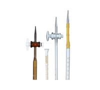 Microburetta in borosilicato, Buretta Borosilicato 3. PTFE 10-100 ml(Transparent 25mL)