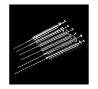 Microcampionatore Siringhe Microlitro Microiniettore for Gascromatografia Iniettore con Punta Affilata 0,5/1/5/10l/25/50/100/250/1000ul(10ul)