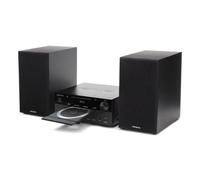 AIWA MSBTU-550 Mini Sistema Hi-Fi Stereo 50W RMS con Bluetooth 5.0, CD/MP3, USB (riproduzione e ricarica), Radio FM-PLL, AUX RCA/3,5 mm, Hyperbass, DSP Colore nero