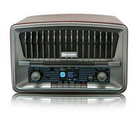 Roadstar HRA-270CD+BT Microsistema vintage CD/Bluetooth/AUX/USB Nero