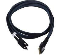 Adaptec Kabel 1x SFF8654 x8 -> 2x SFF8612 x4 [OCuLink] NVMe intern 0.8m Kabel Sl