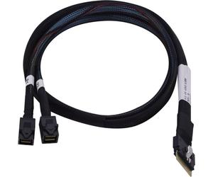 Microchip Technology 2304900-R Cavo Serial Attached SCSI (SAS) 0,8 m Nero - Nouvo