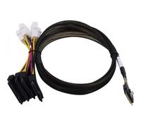 Microchip Technology 2305300-R Cavo Serial Attached SCSI (SAS) 0,8 m Nero, Multicolore - Nouvo
