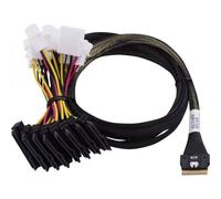 Microchip Technology 2305400-R Cavo Serial Attached SCSI (SAS) 0,8 m Nero, Multicolore - Nouvo