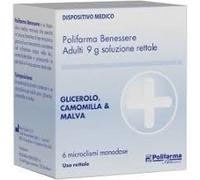 Microclisma Rettale Glicerolo Benessere 6 Pezzi 9 G