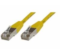 Microconnect 0.25 m Cat5e RJ-45 - Cavo di Rete (RJ-45, RJ-45, Maschio/Maschio, Cat5e, F/UTP (FTP), Giallo)
