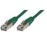Microconnect 0.25 m Cat5e RJ-45 - Cavo Patch, Cat5E, F/UTP (FTP), RJ-45, RJ-45, Maschio/Maschio, Verde