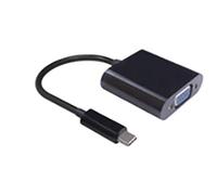 MICROCONNECT - 0.2m USB C - D-Sub, USB C, D-Sub, Maschio / maschio, Nero