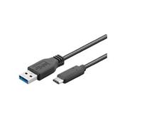 MicroConnect 0,5 m USB 3.1 Cavo USB 0,5 m USB C USB A Nero - Cavi USB (0,5 m, USB C, USB A, 3.0 (3.1 Gen 1), Maschio Connector/Maschio Connector, Nero)