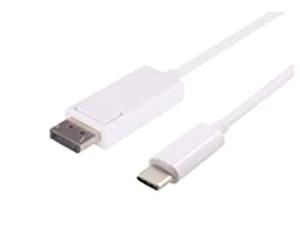 Microconnect 1.0m USB C - DP DisplayPort Bianco