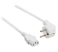 MicroConnect 1.8m IEC 320 Cavo di Alimentazione Bianco 1,8 m - Cavi elettrici (1,8 m, Male Connector/Female Connector, Bianco)