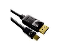 Microconnect 1 M, Mini DisplayPort/Mini DisplayPort-Cavo Mini DisplayPort a Mini DisplayPort/Mini DisplayPort, Maschio/Maschio, Dorati, Nero) "