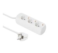 Microconnect 3-Way Schuko Presa 5M White Marca