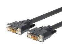 Microconnect 5 m DVI-D m/m-Cavo DVI (DVI-D/DVI-D Maschio/Maschio, Dorati, Nero)