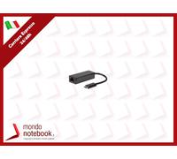 MicroConnect Adattatore USB-C to RJ45 10/100/1000Mbps Black 5Gbps