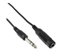 Microconnect AUDNU5 cavo audio 5 m 6.35mm Nero (6.3mm Jack Extension Cable, 5m - 6.3mm Jack Extension Cable - Warranty: 300M) - Nouvo
