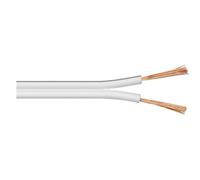 Microconnect AUDSPEAKER2-100C cavo audio 100 m Bianco (Speaker cable 100m - 2x25mm white cable - diameter 2 x 25 mm CCA cable 2 NEW