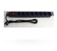 Microconnect CABINETACC23 unità di distribuzione dell'energia (PDU) 1U Nero 8 presa(e) AC