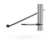 MicroConnect CABLETIE3 Fascetta Nero 100 Pezzo(i) - Serracavi (Nero, 20,3 cm, 2,5 mm, 100 Pezzo(i)