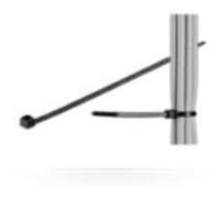 MicroConnect CABLETIE4 Nero 100pezzo(i) Fascetta - Serracavi (20,3 cm, 3,5 mm, 100 Pezzo(i)