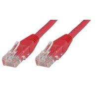 Microconnect Cat5e UTP 1m cavo di rete Rosso