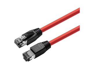 Microconnect CAT8.1 S/FTP 0,25m Red LSZH Marca
