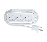 MicroConnect Ciabatta danese a 3 prese, 5 m, senza interruttore on/off, con sicurezza per bambini