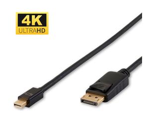 Microconnect DP-MMG-050MB cavo DisplayPort 0,5 m Mini DisplayPort Nero (4K Mini Displayport to - Displayport 0.5m 1.2v Black, - NEW