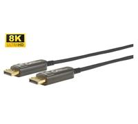 Microconnect DP-MMG-1500V1.4OP cavo DisplayPort 15 m Nero (Premium Optic DP 1.4 Cable 15m - DP 1.4 8K 60Hz,32.4Gbps - Support: NEW