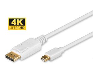 Microconnect DP-MMG-180M cavo DisplayPort 2 m Mini DisplayPort Bianco (4K Mini Displayport to - Displayport Cable 2m White, - g NEW