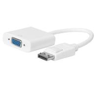 Microconnect DPVGA15CMW Cavo di interfaccia e Adattatore Displayport VGA Bianco