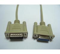 Microconnect DSUB15 - DSUB15, 2m, M-F cavo VGA VGA (D-Sub) Beige