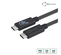 Cavo USB Microconnect ECO-USB3.2CC1.5 1.5 m USB C 3.2 Gen 2x2 Nero