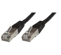 Microconnect - F/utp cat6 0,25 m nero PVC
