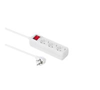 Microconnect GRU0033WS protezione da sovraccarico 3 m 3 presa[e] AC Bianco (3-way Schuko Socket on/off - switch 3M White With - NEW