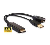 Microconnect HDMDPP1 cavo e adattatore video 0,15 m HDMI tipo A [Standard] Displ