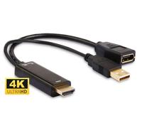Microconnect HDMDPP1 cavo video e adattatore 0,15 m HDMI Type A (Standard) DisplayPort Nero - Nouvo