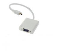 Microconnect HDMIDVGA cavo e adattatore video 0,25 m Micro HDMI VGA Bianco