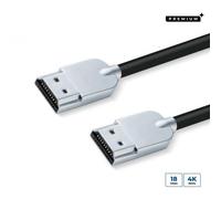 Microconnect HDMISUPERSLIM1M cavo HDMI 1 m HDMI tipo A [Standard] Nero (Premium