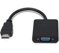 Microconnect HDMVGA1B cavo e adattatore video 0,15 m HDMI tipo A [Standard] VGA [D-Sub] Nero (Adapter HDMI - VGA M/F, Black - H