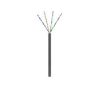 Microconnect KAB025-100 cavo di rete Nero 100 m Cat5e U/UTP [UTP] (U/UTP CAT5e Outdoor 100m Black - Stranded, AWG26 CCA, Jacket PE - UV and water resistent - Warranty: 300M)