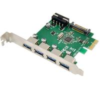 Microconnect MC-USB3.0-F3B1 scheda di interfaccia e adattatore Interno USB 3.2 Gen 1 [3.1 Gen 1] (4 port USB 3.0 PCIe card - Ma
