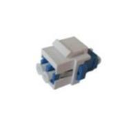 MicroConnect Keystone della fibra snap-in con l'adattatore duplex monomodale di LC,